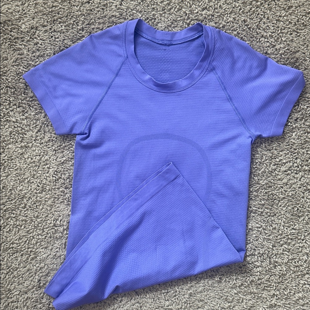 Lululemon purple Short Sleeve Activewear Top